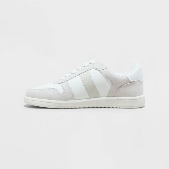 Universal Thread -  Women's Low Top Lace-Up Fashion S Beige - Picture 2 of 14